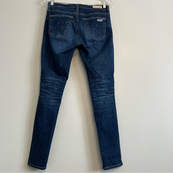 Adriano Goldschmied Jeans Womens 27 Denim The Legging Ankle Distressed Skinny AG - Picture 5 of 16